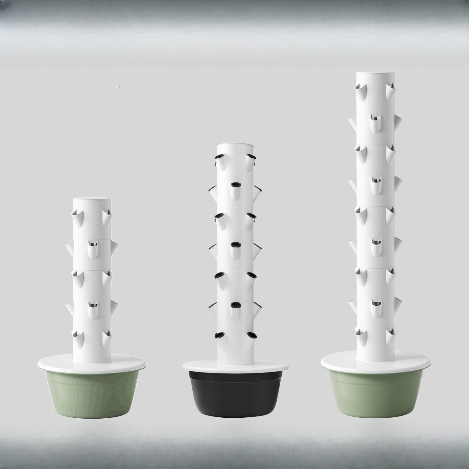 Hydroponic Tower Planter - 1Pc Menara Hidroponik Vertikal Pintar Penanam