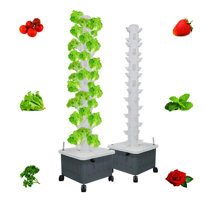 Hydroponic Tower Planter - Menara hidroponik vertikal taman rumah 15