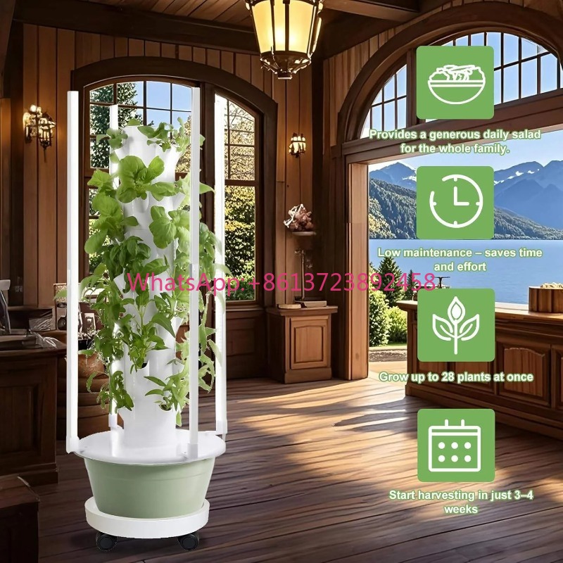 Sistem Kit Penanaman Hidroponi - Hydroponic Tower Planter ulasan dan harga